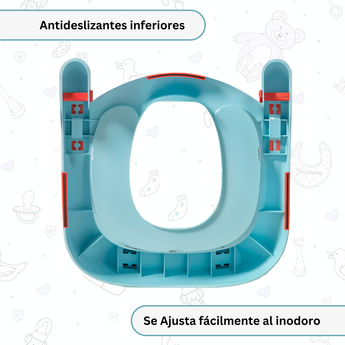 Asiento Entrenador Infantil Con Escaletas Plegables