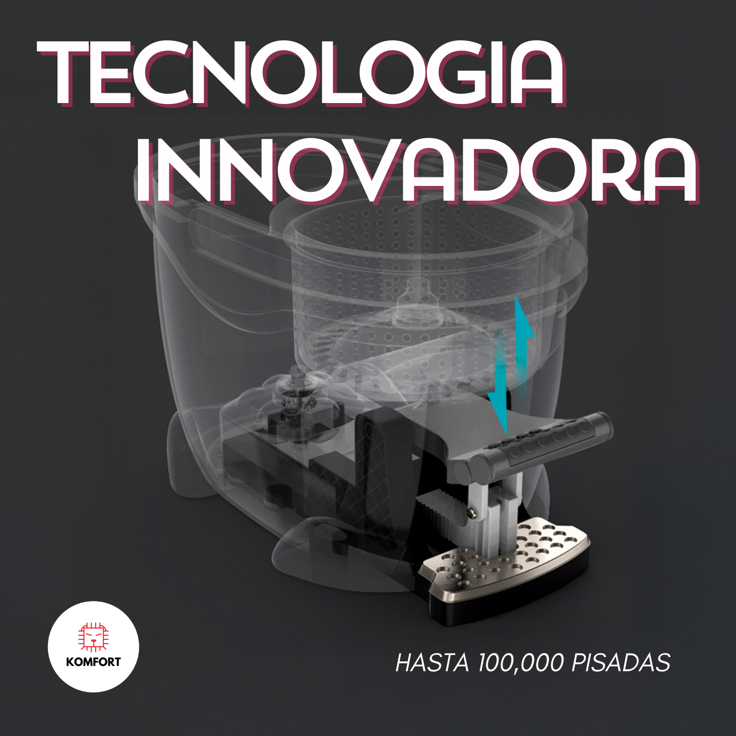 SPIN MOP GIRATORIO CON CUBETA EXPRIMIDORA