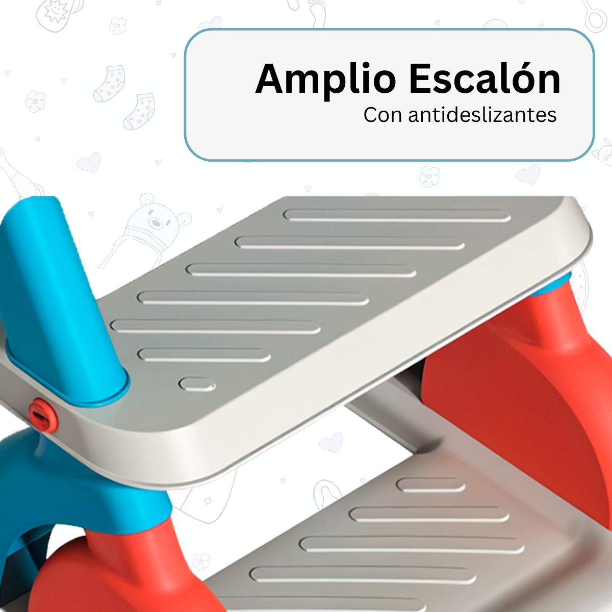 Asiento Entrenador Infantil Con Escaletas Plegables