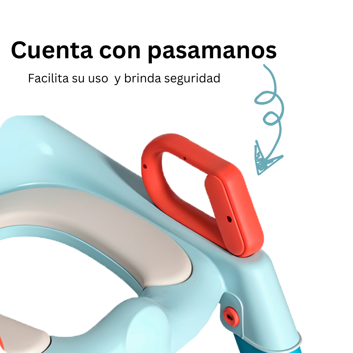 Asiento Entrenador Infantil Con Escaletas Plegables