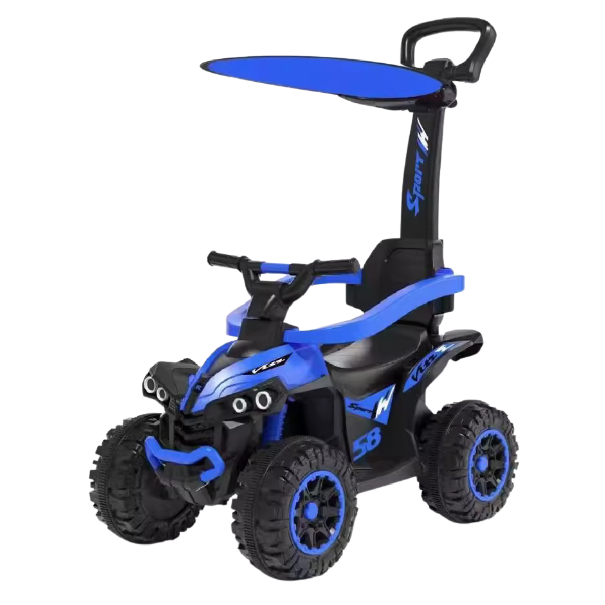 Mini Cuatrimoto Eléctrica Infantil 2 en 1 con Luces | KOMFORT