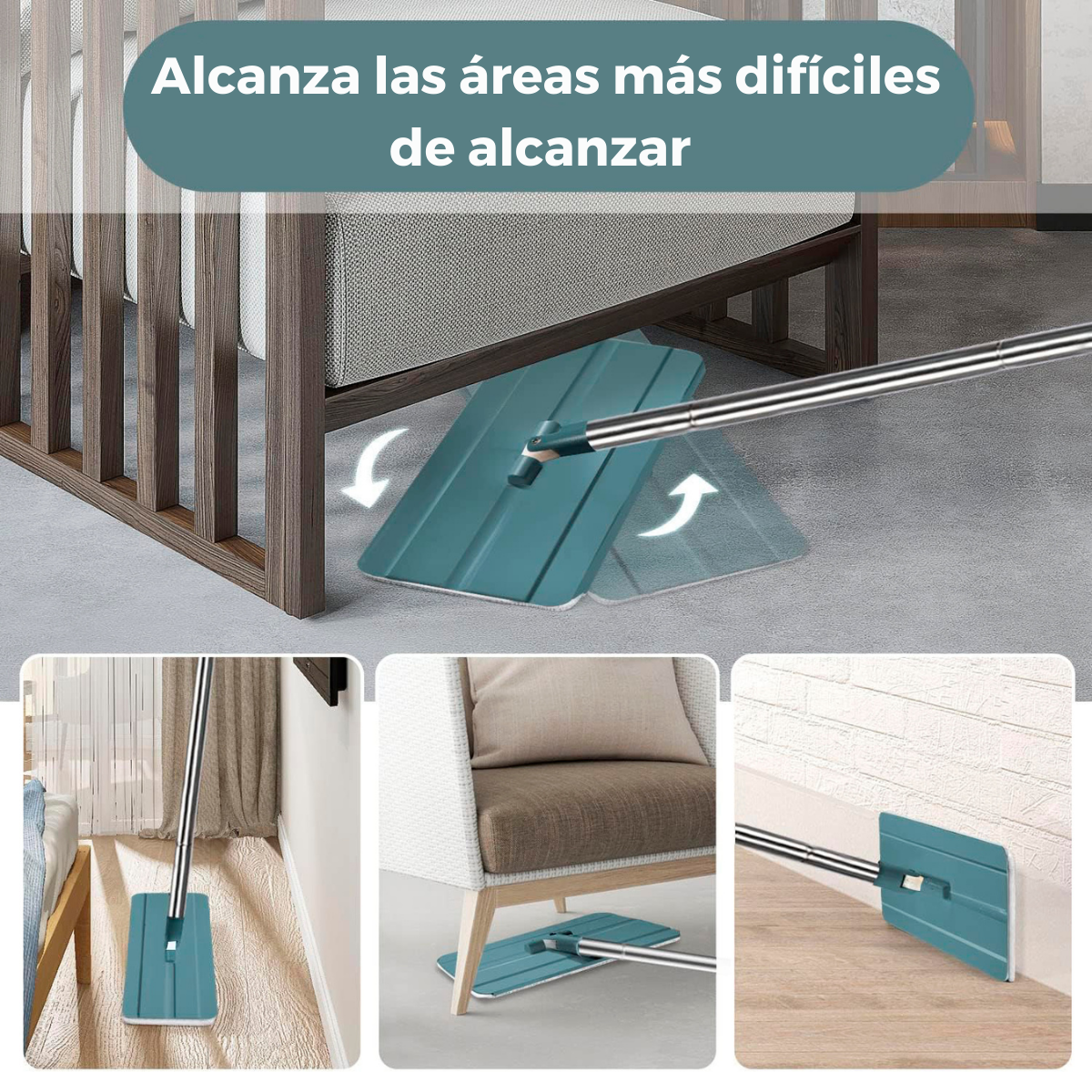 Cubo de Fregona Multiusos con Mop de Microfibra | KOMFORT