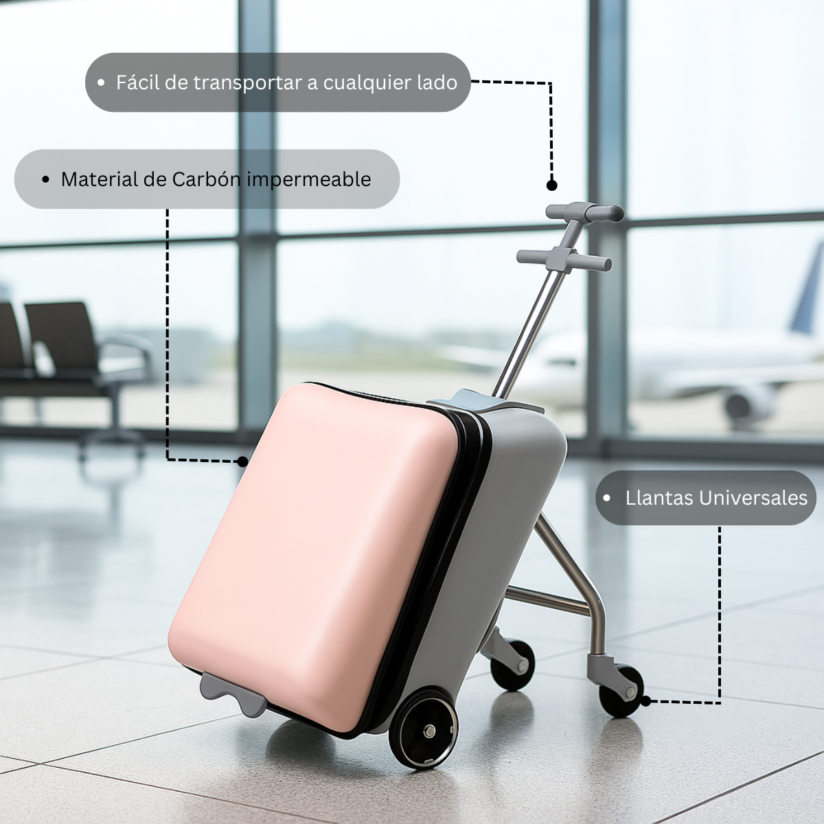 Maleta De Viaje Multifuncional Para Niños Y Adulto Komfort