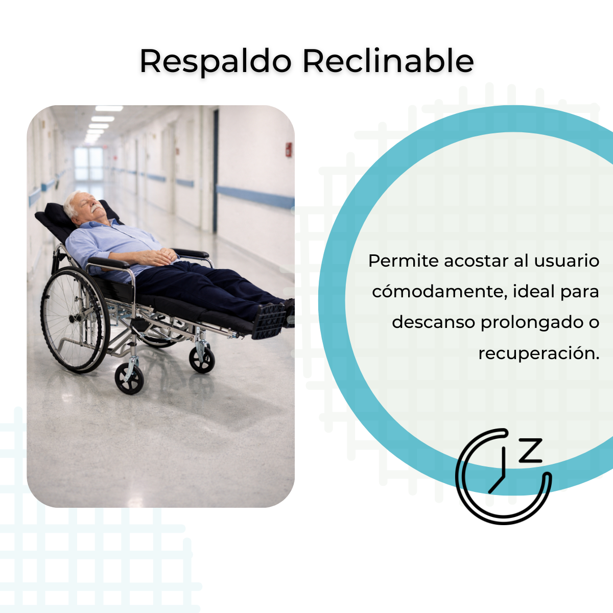 Silla de Ruedas Reclinable con Reposapiés Elevables | KOMFORT