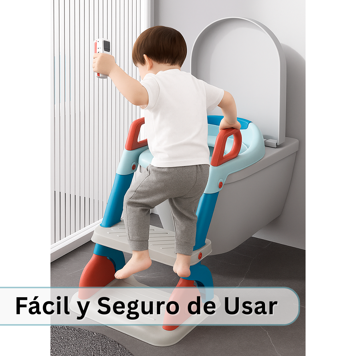 Asiento Entrenador Infantil Con Escaletas Plegables