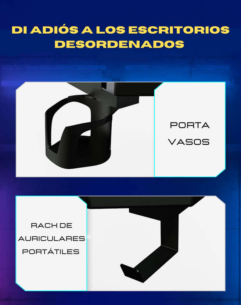 Escritorio Gamer Z-Shape | KOMFORT