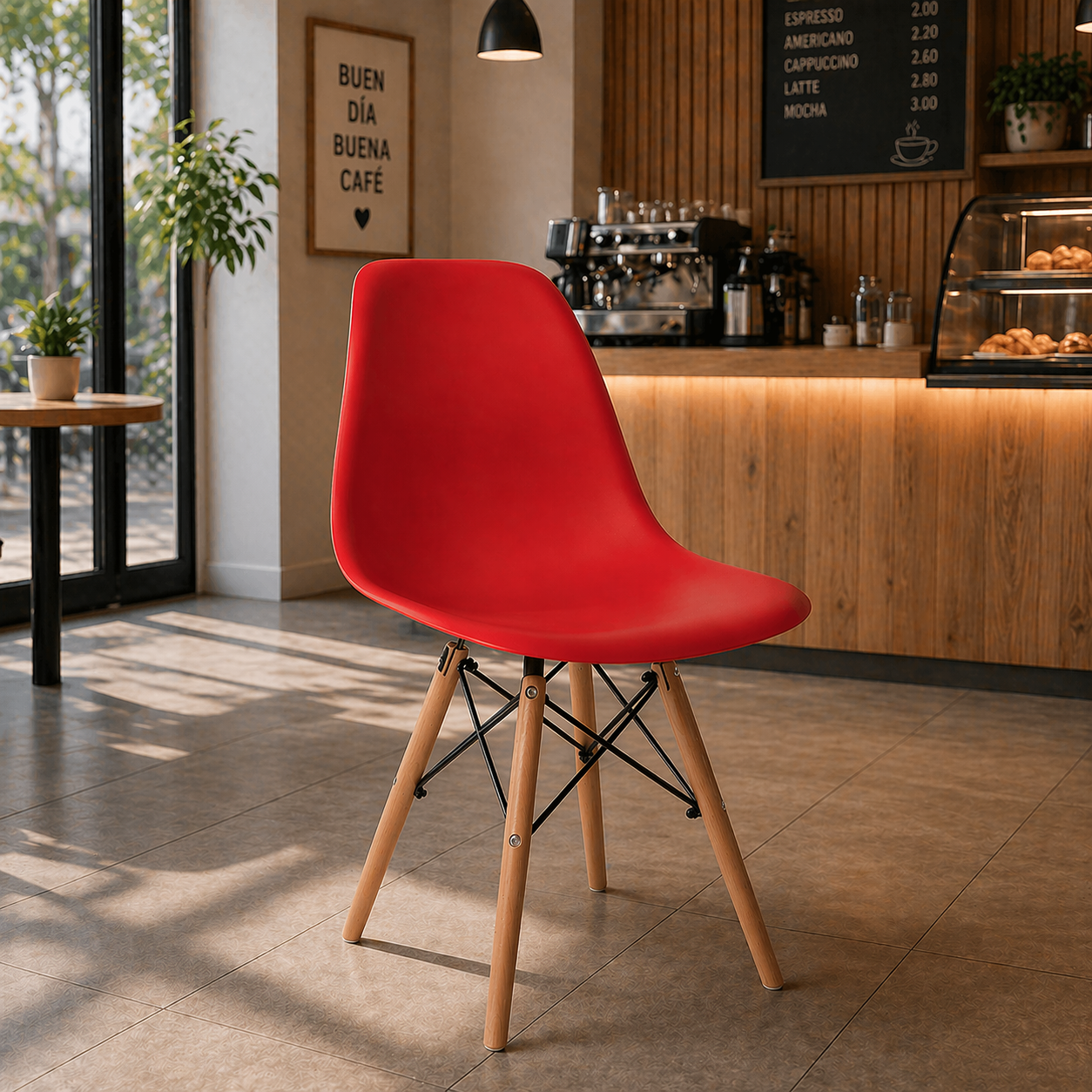 Set de 6 Sillas Eames para Comedor Modernas | KOMFORT