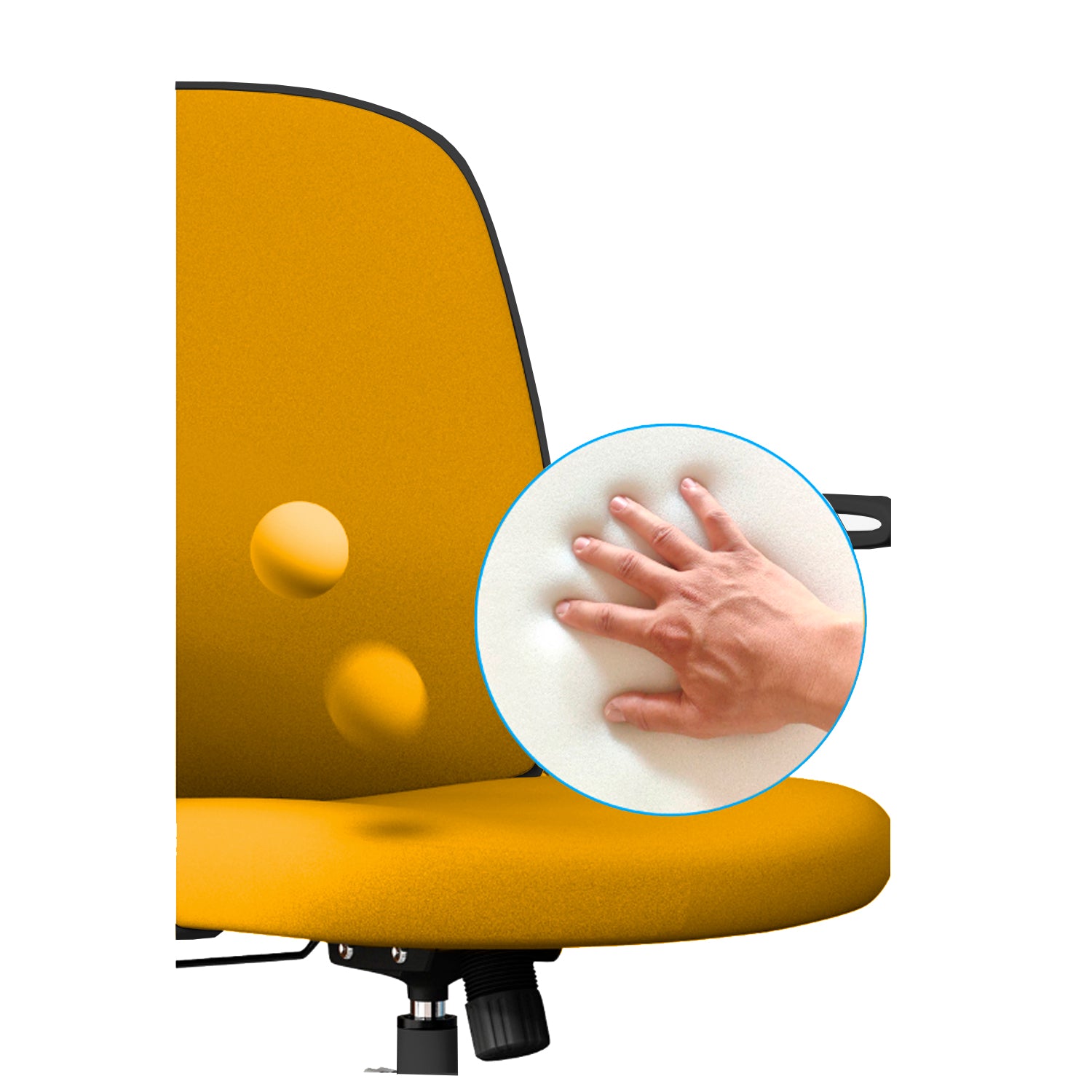 Silla Operativa Ergonómica con Brazos Ajustables | KOMFORT