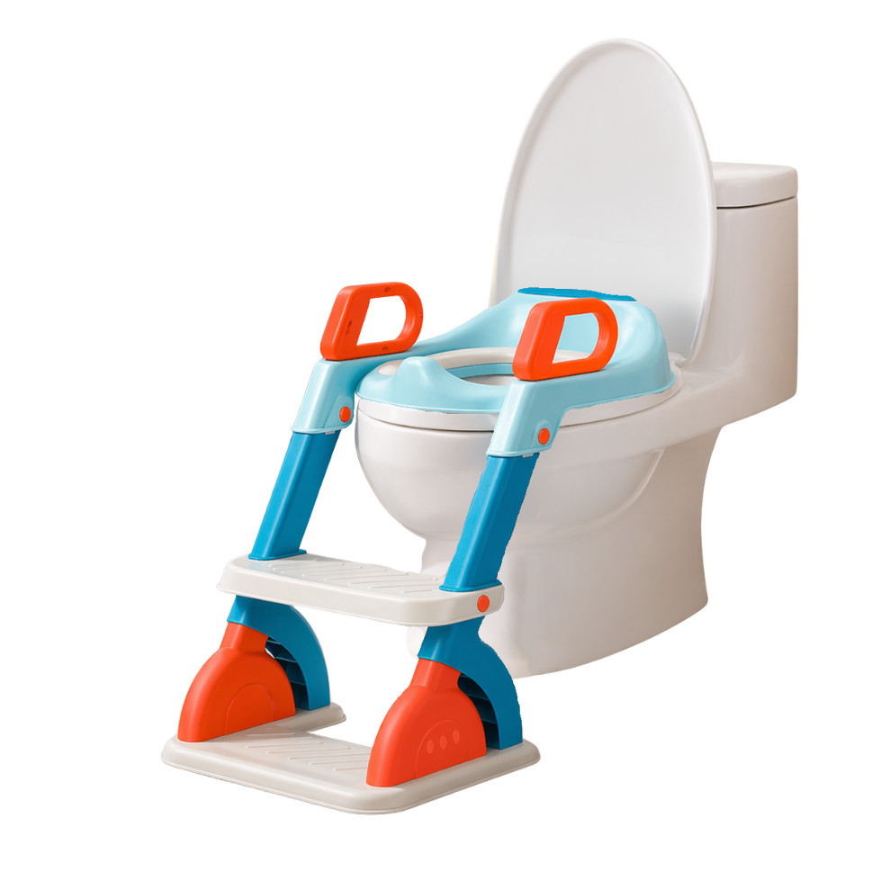 Asiento Entrenador Infantil con Escalera Plegable | KOMFORT