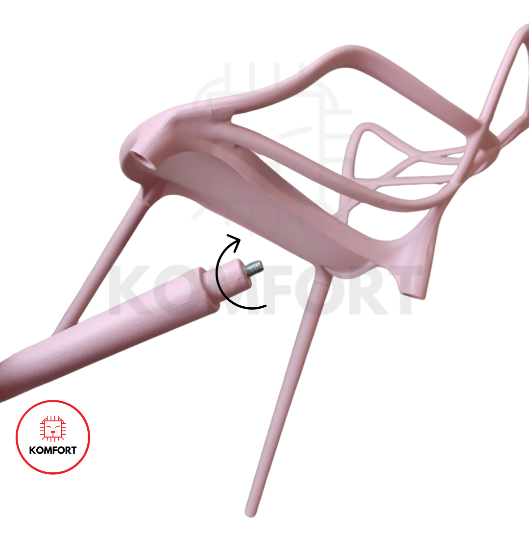 Set de 4 Sillas de Diseño Moderno para Interior y Exterior | KOMFORT
