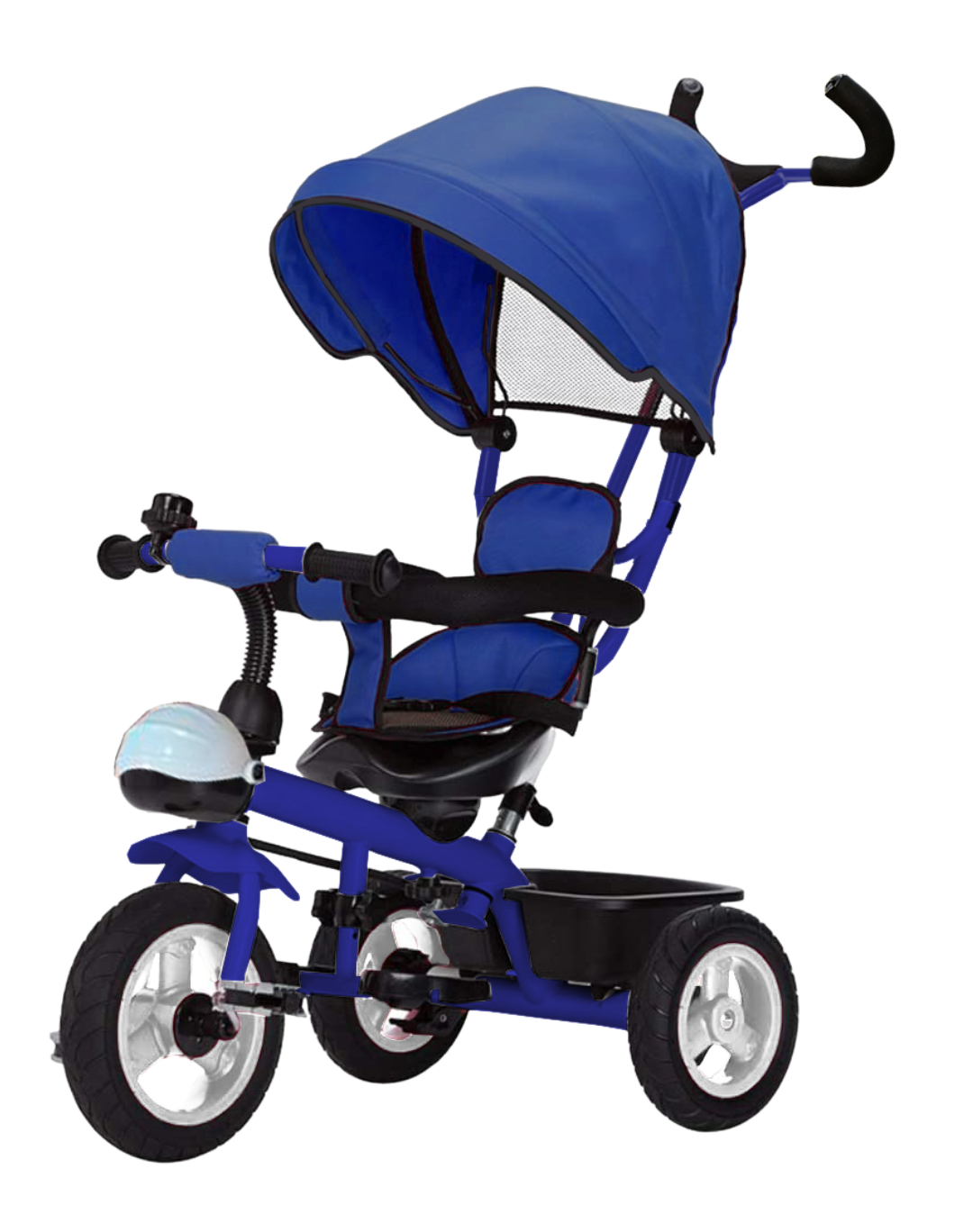 Triciclo Infantil Paseo 2 en 1 con Capota y Manija | KOMFORT