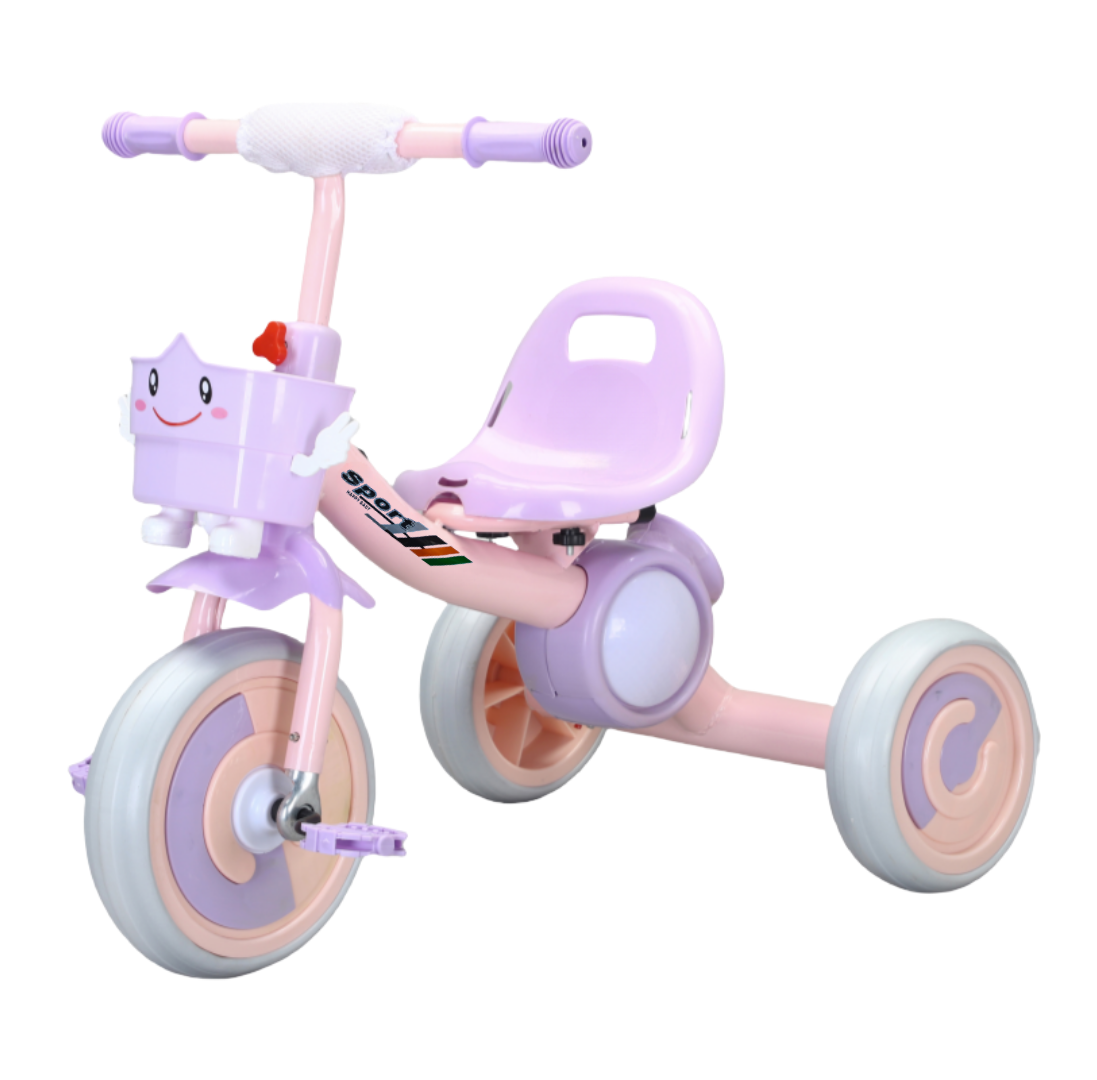Triciclo Infantil con Música y Canastilla Frontal | KOMFORT