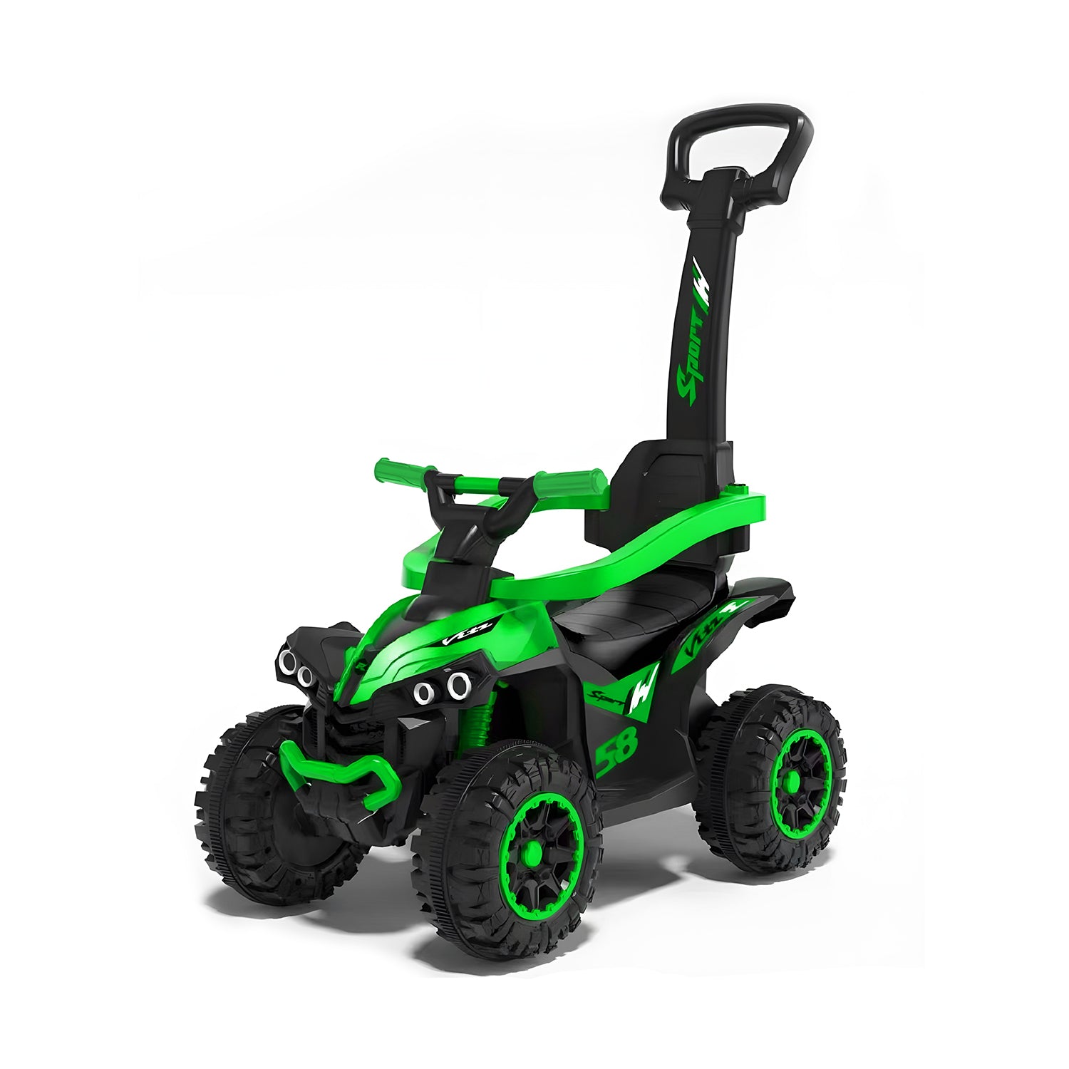 Mini Cuatrimoto Eléctrica Infantil 2 en 1 con Luces | KOMFORT
