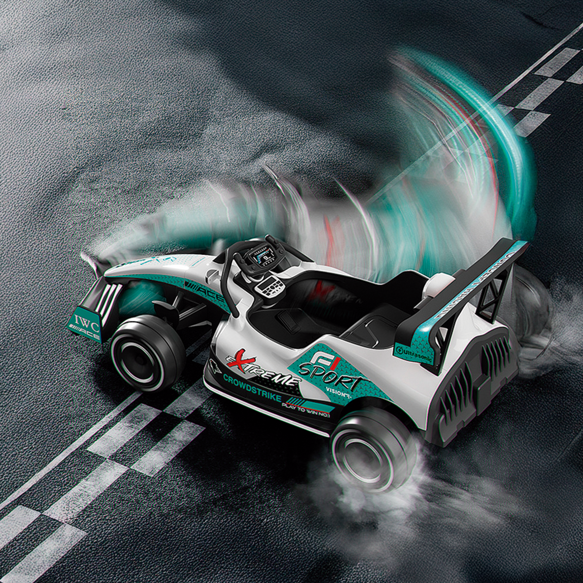 CARRITO ELÉCTRICO F1 PARA NIÑO