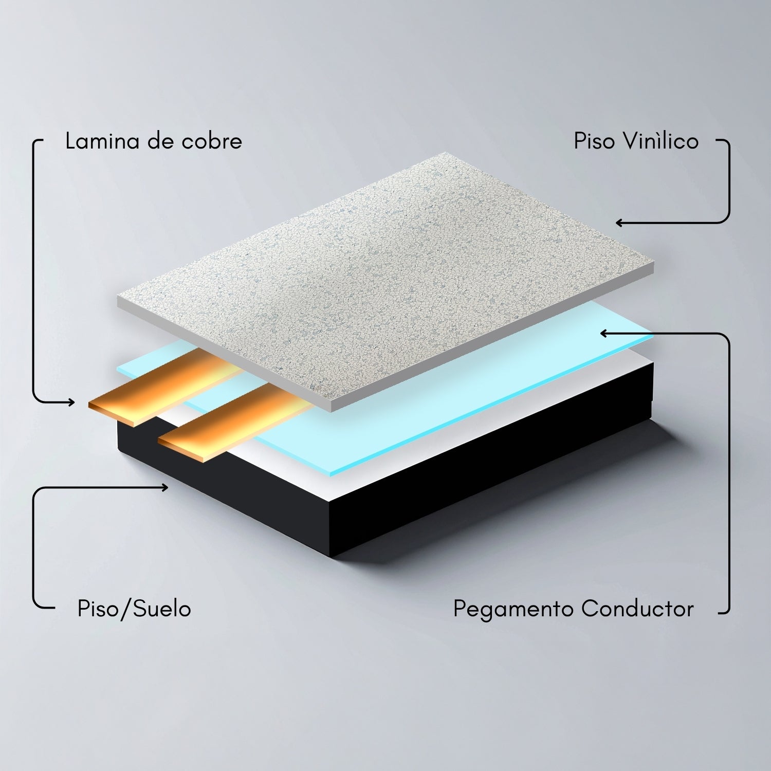 25 Piezas Piso Vinìlico 60 x 60 cm Modelo 6607