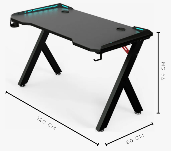 Escritorio Gamer Z-Shape | KOMFORT