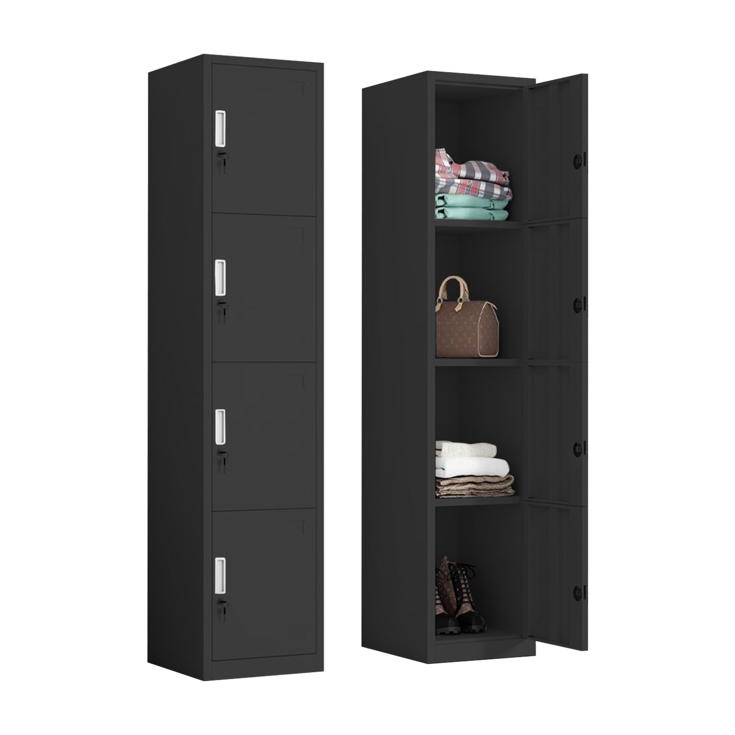 Locker Metàlico 4 Puertas Con Llave