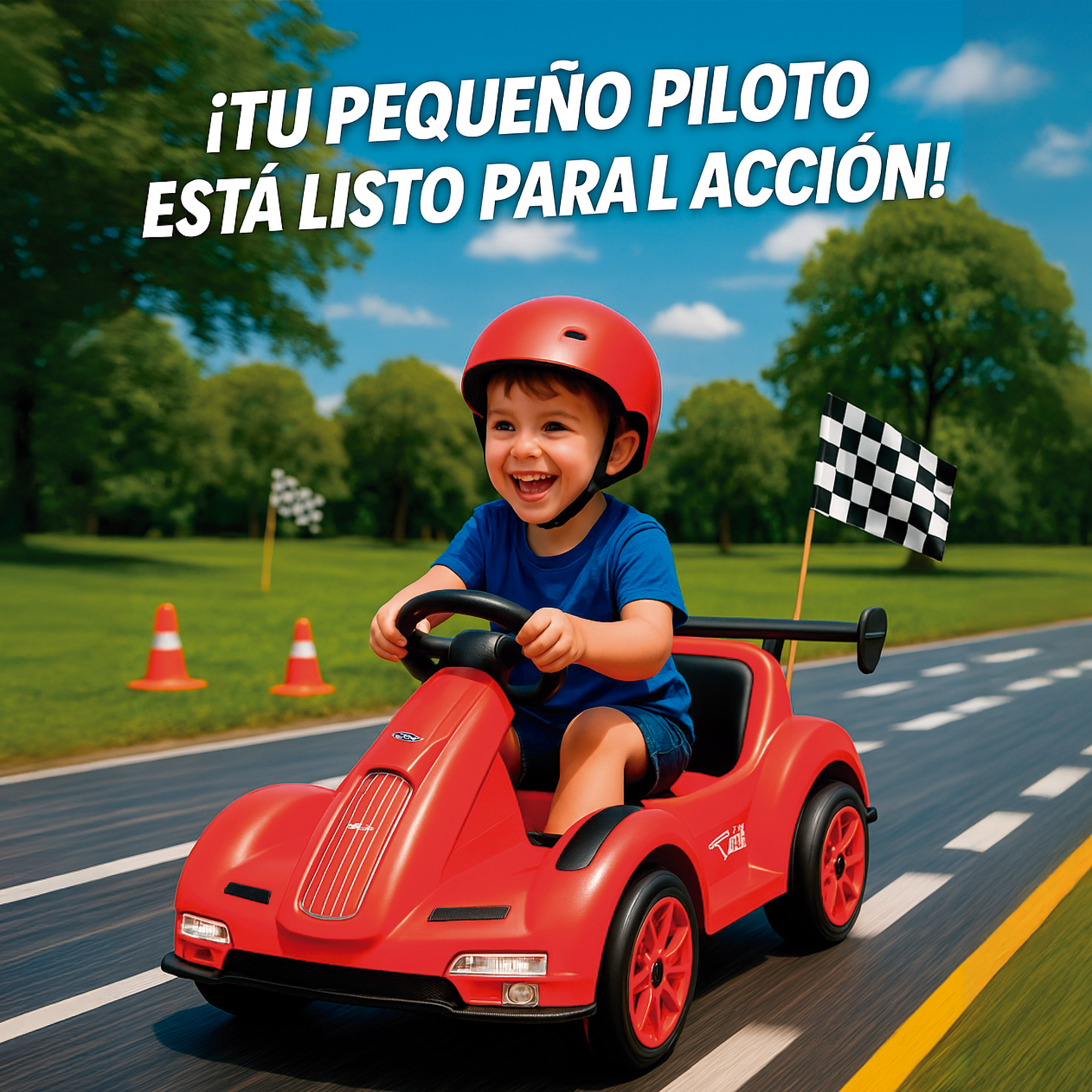 MINI GO KART ELÉCTRICO DE CARRERAS