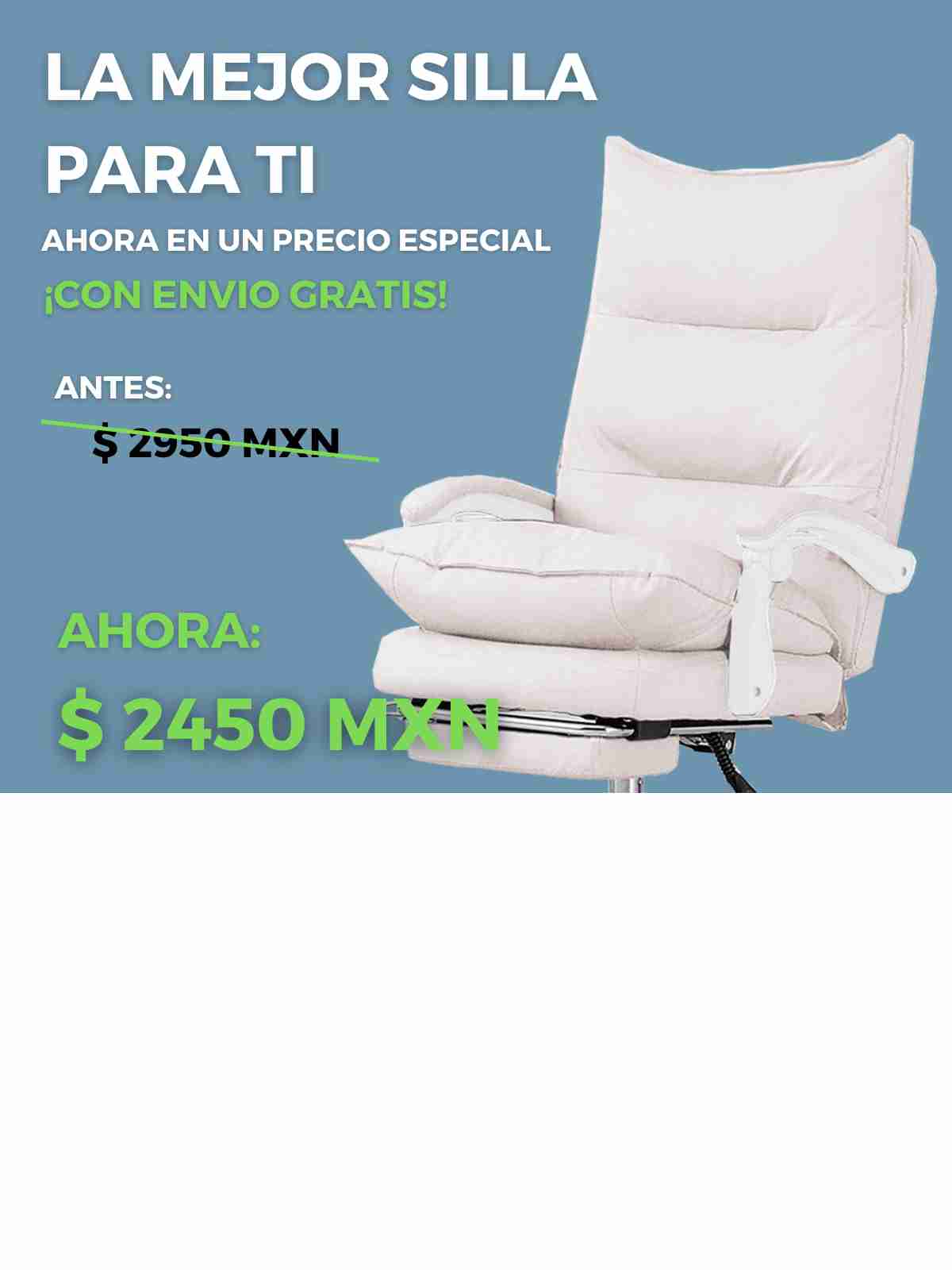 promocional de la silla de piel nappa para oficina y hogar de la marca komfort