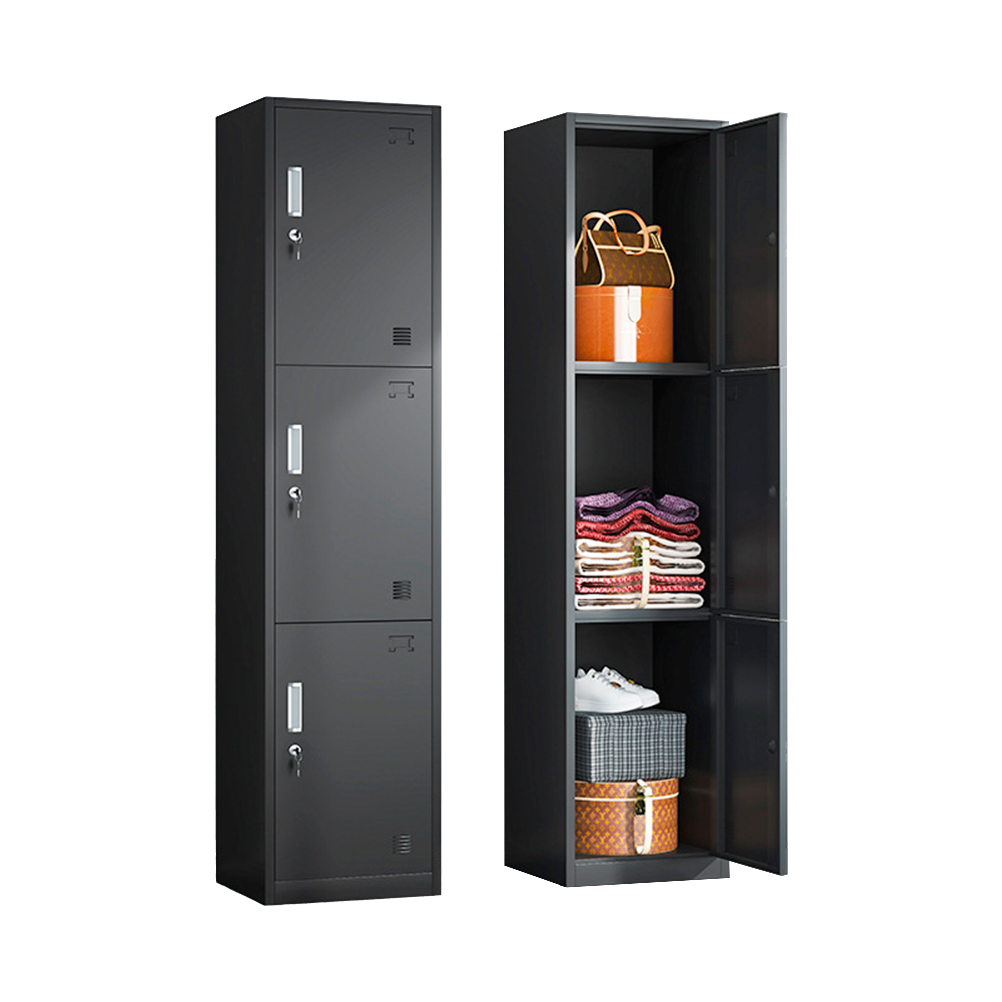 LOCKER CASILLERO 3 PUERTAS