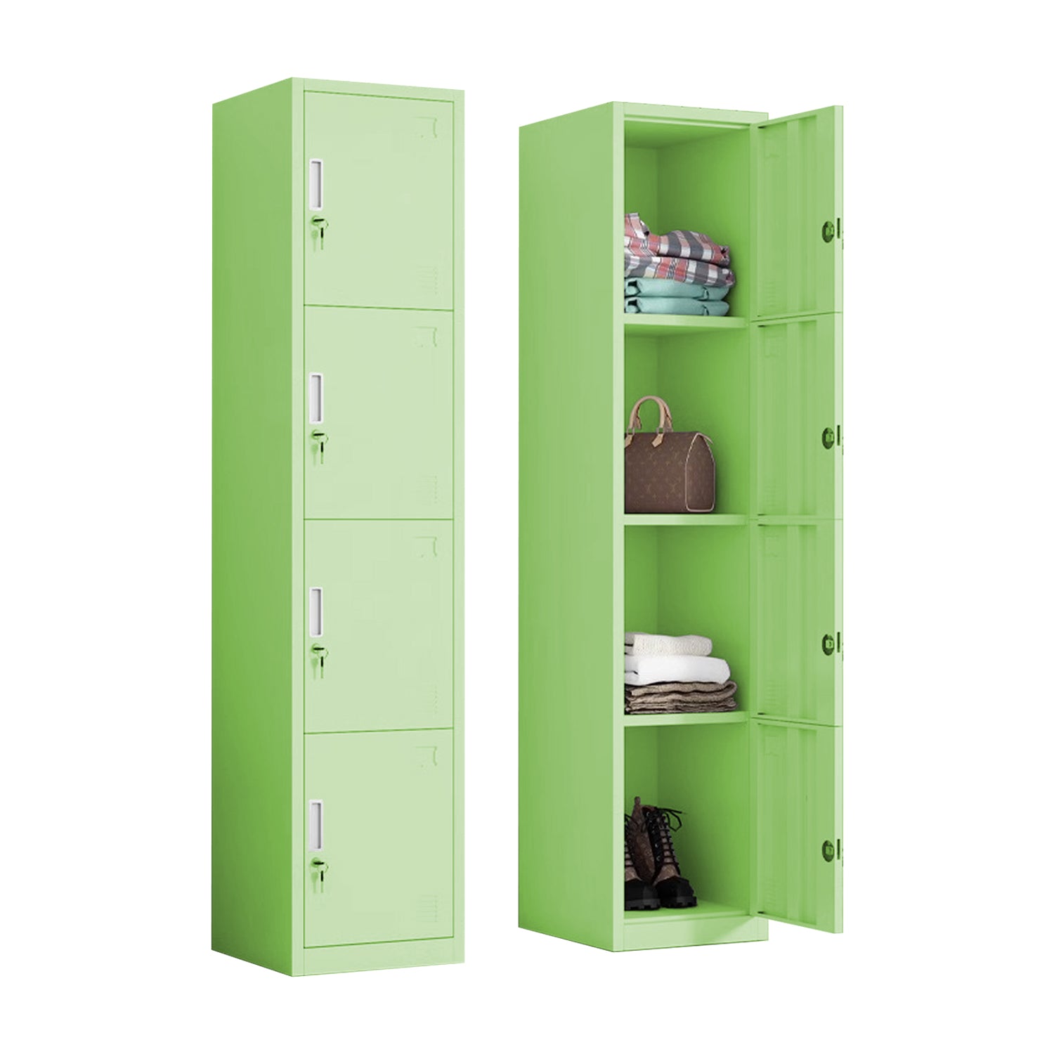 Locker Metàlico 4 Puertas Con Llave