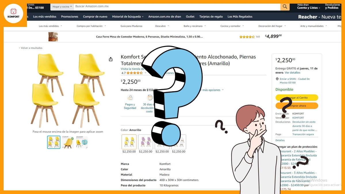 ¿Como hacer una compra en Amazon? | EKomfortShop