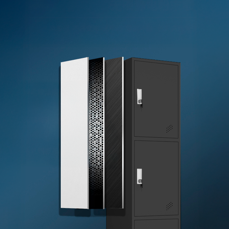 Locker Metálico de 3 Puertas con Llave | KOMFORT