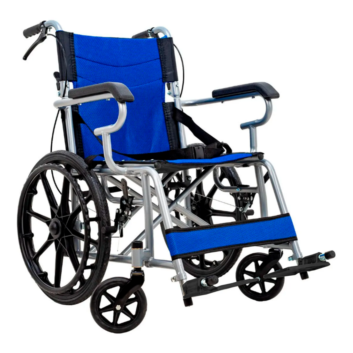 Silla de Ruedas Plegable con Respaldo Abatible | KOMFORT