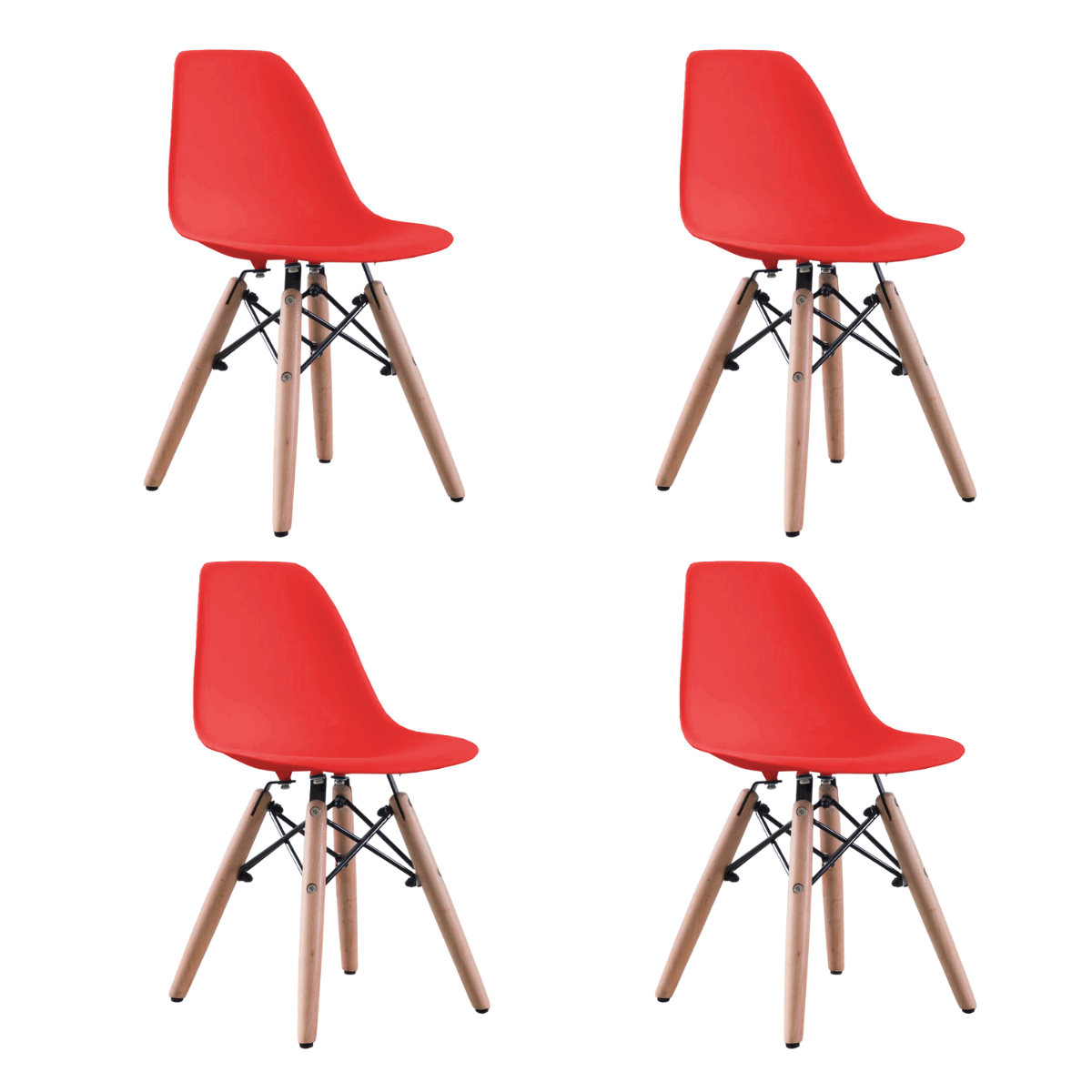 Silla de comedor bob40 kids Rojo