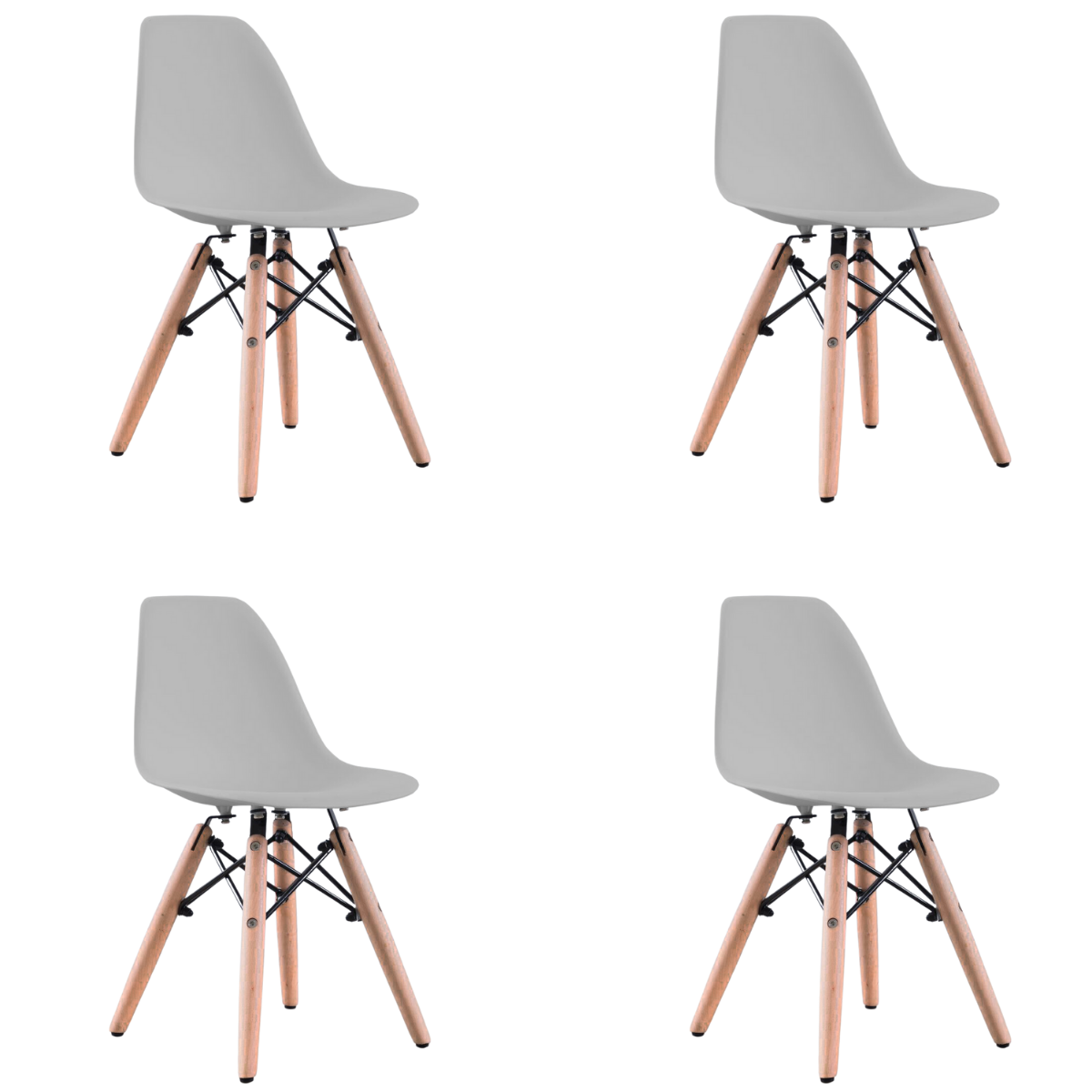 Silla de comedor bob40 kids Gris