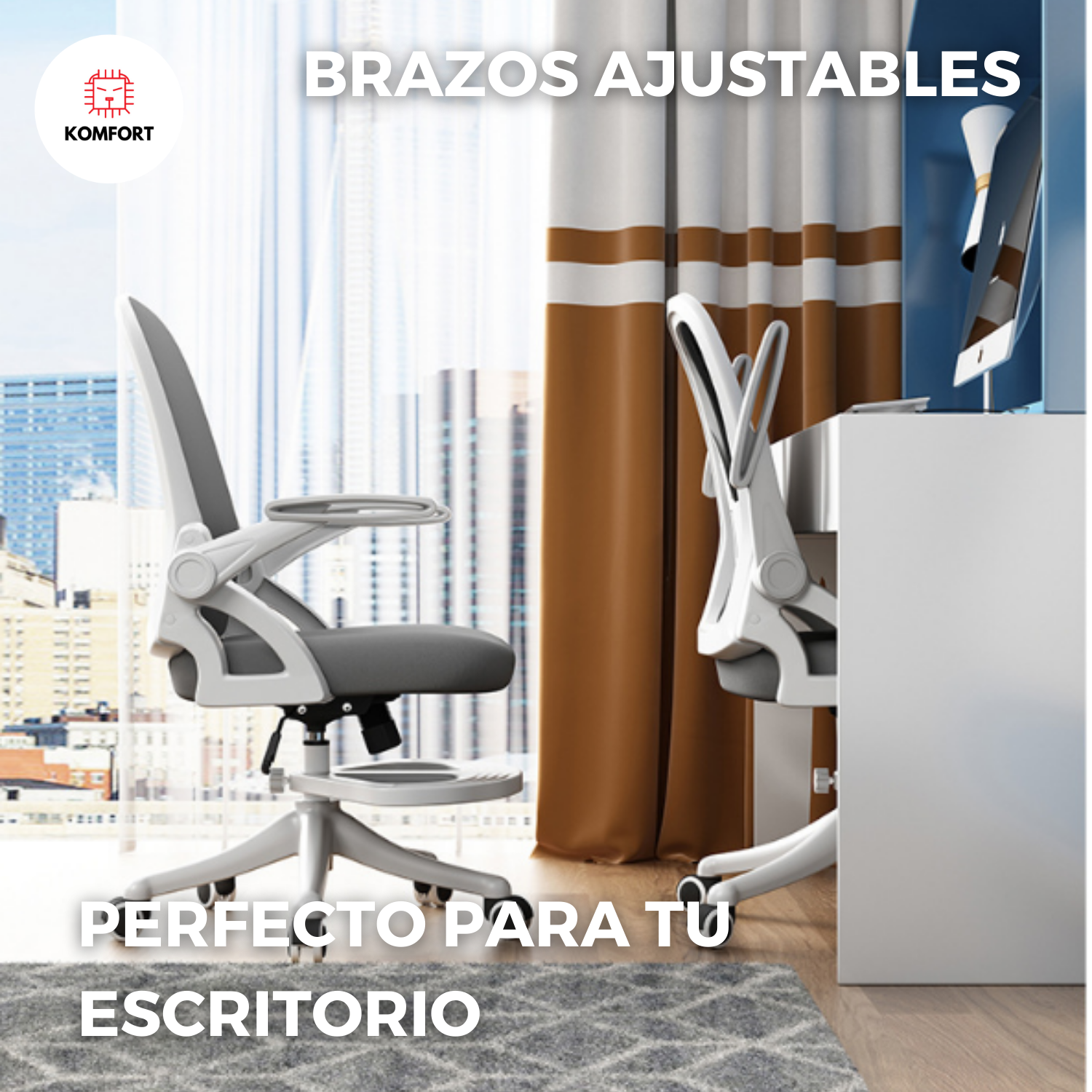 Silla de OFICINA ERGONÓMICA Komfort Modelo DG201 BENEFICIOS