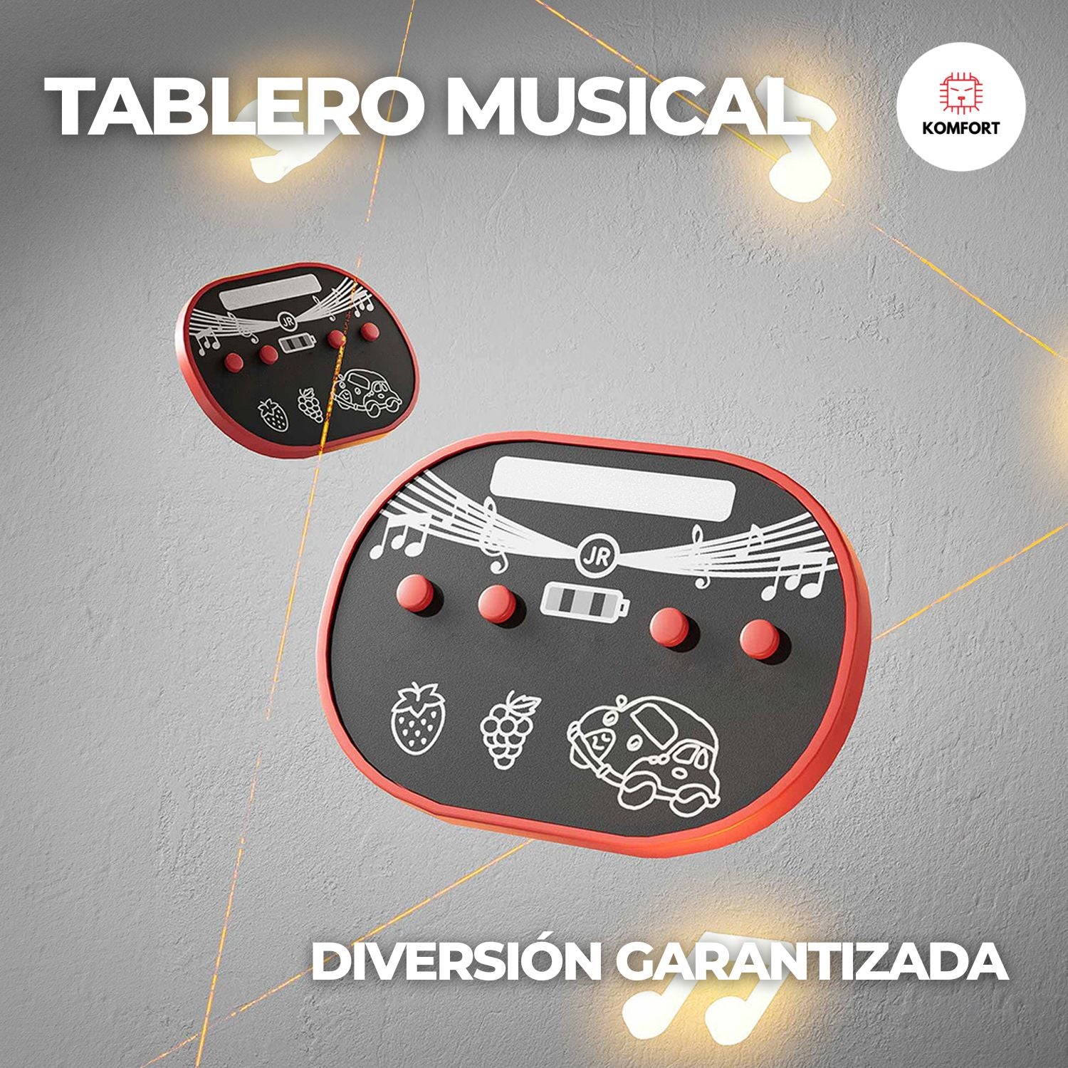 Mini Cuatrimoto Komfort Eléctrica Con Luces 2 En 1