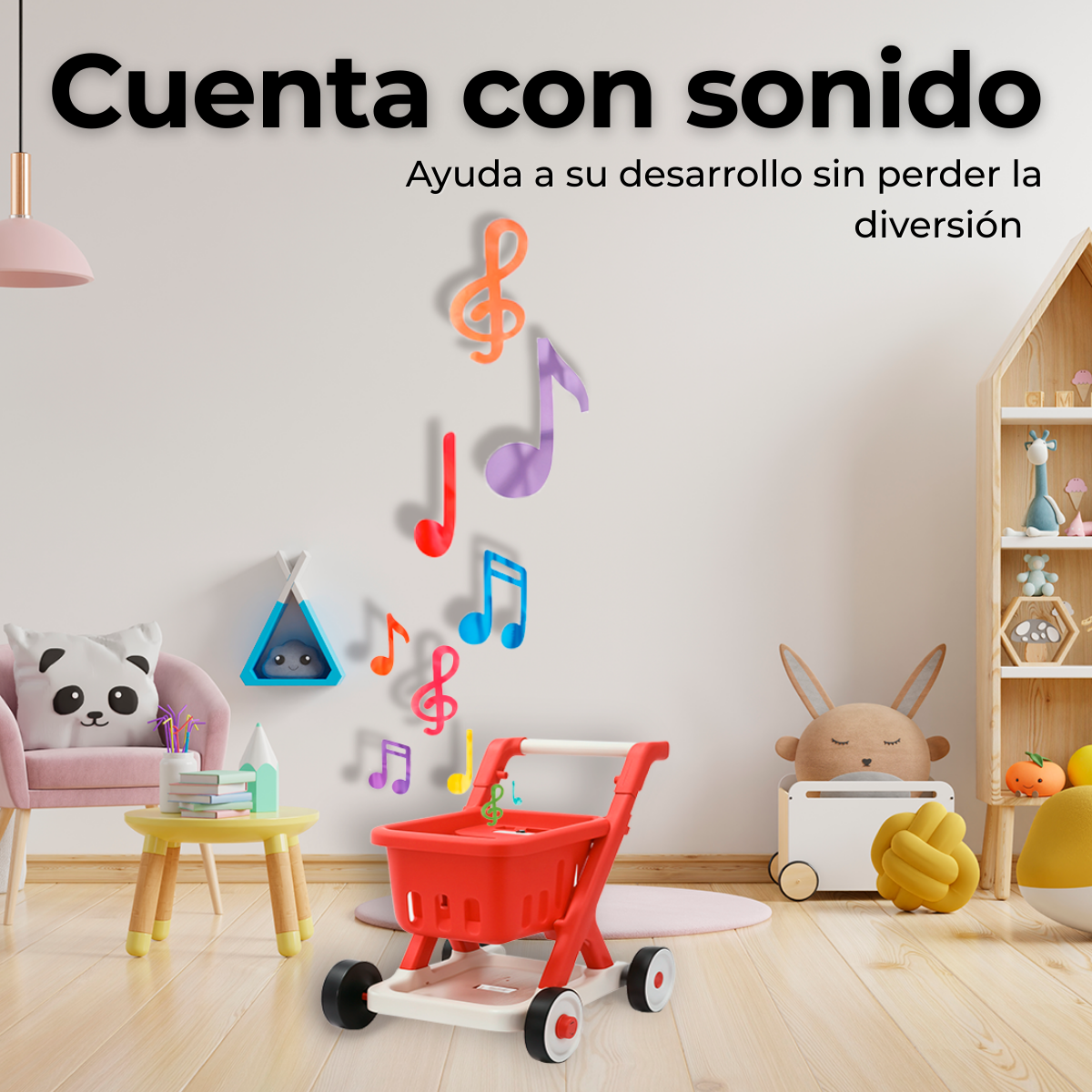 Carrito de Super Juguete de Aprendizaje para niños KOMFORT