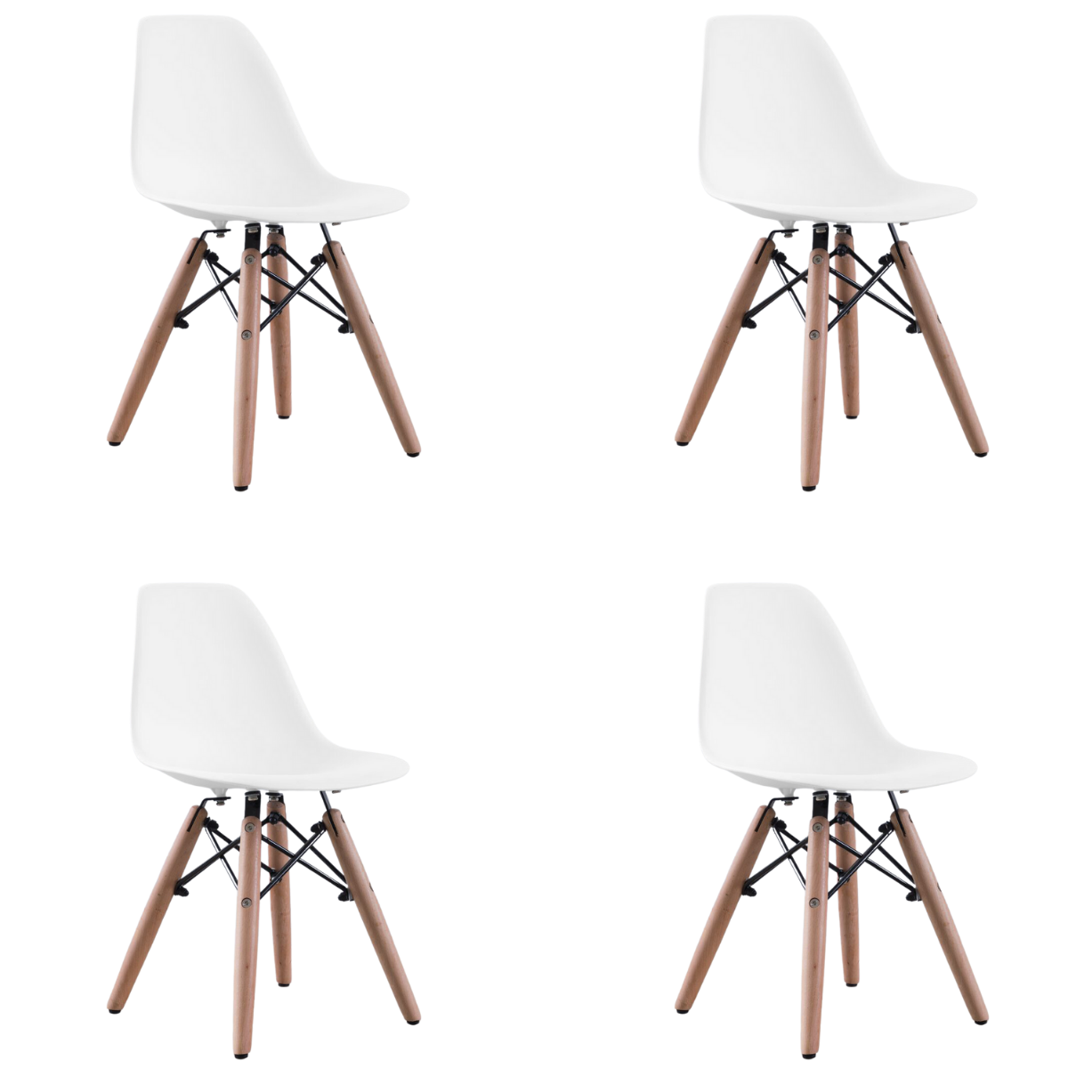 Silla de comedor bob40 kids Blanco