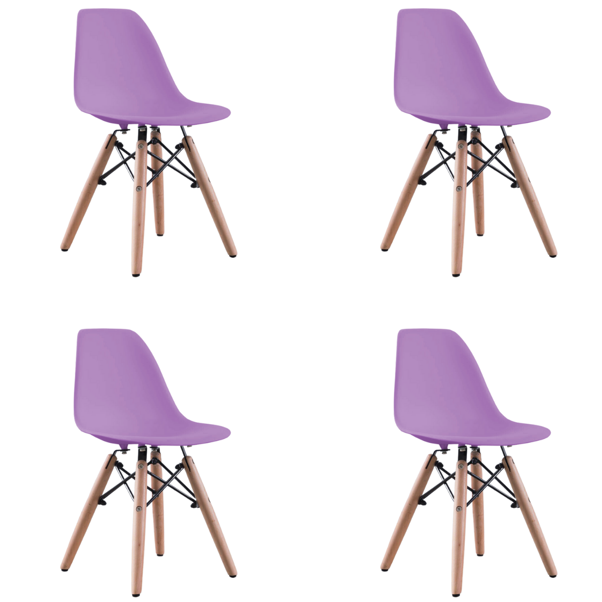 Silla de comedor bob40 kids Morado