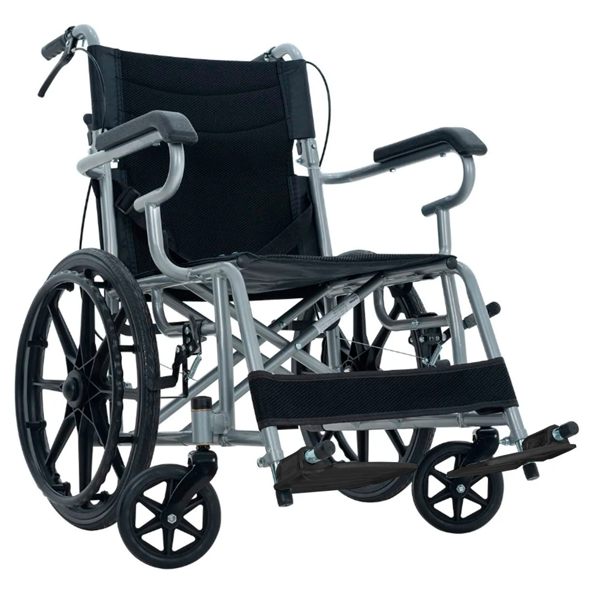 Silla de Ruedas Plegable con Respaldo Abatible | KOMFORT
