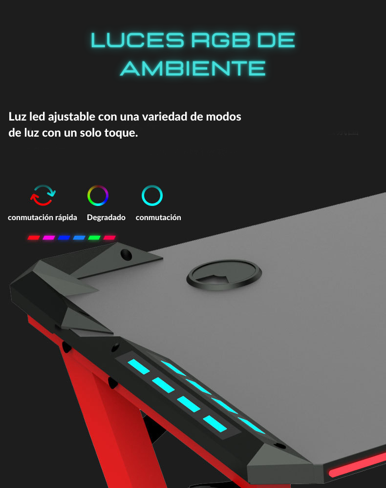 Escritorio Gamer Z-Shape | KOMFORT