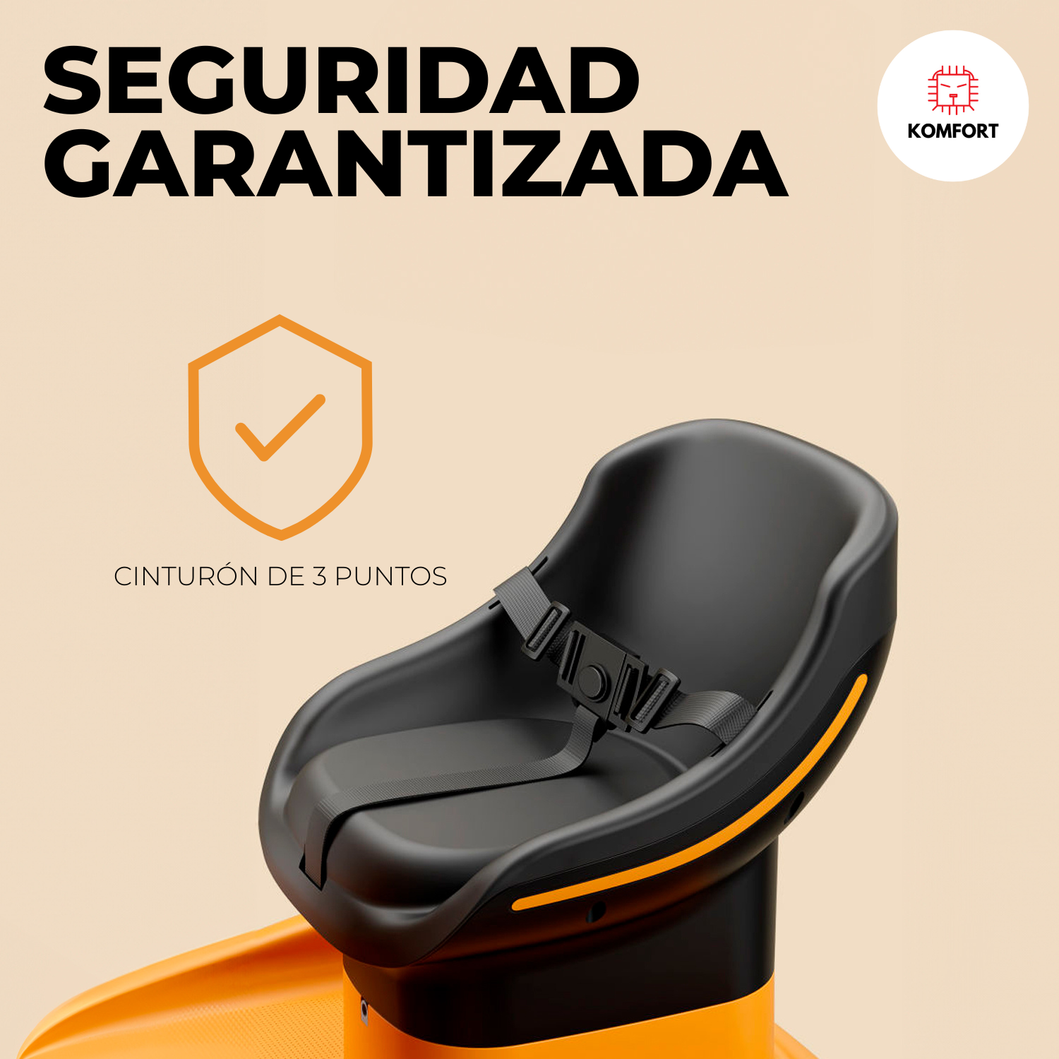 Carro Eléctrico Infantil Diseño Excavadora | KOMFORT