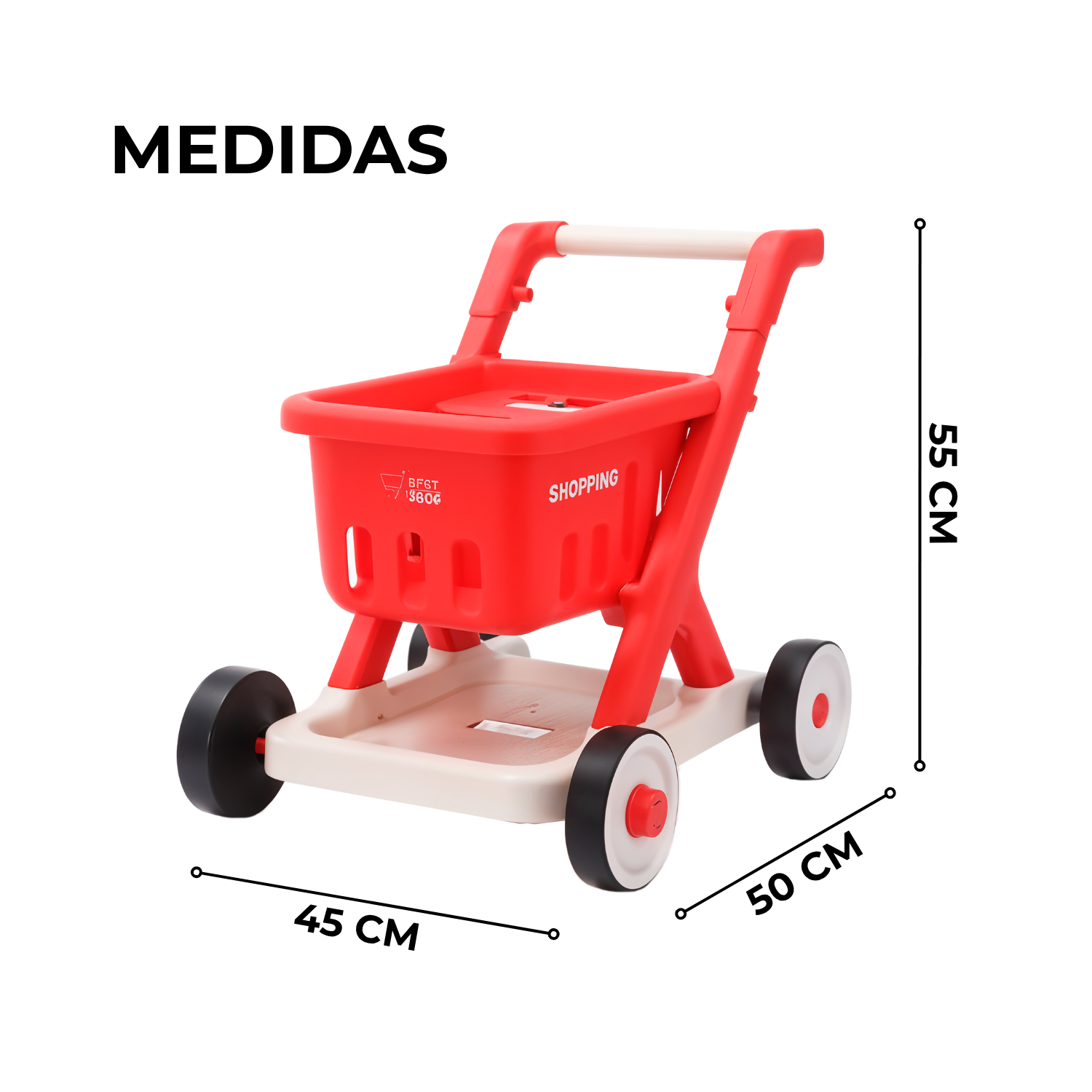 Carrito de Super Juguete de Aprendizaje para niños KOMFORT
