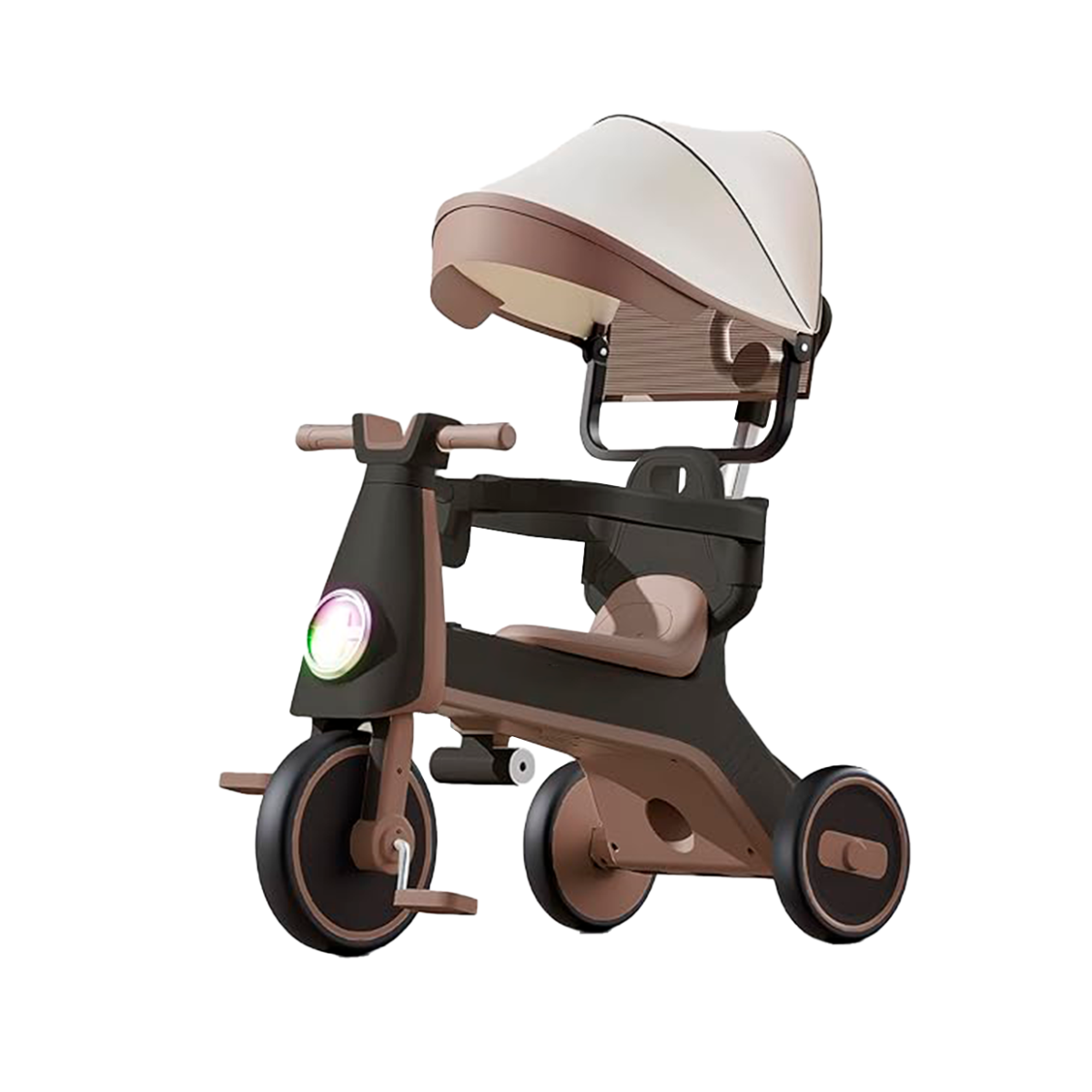 Triciclo Infantil con Parasol, Luces y Sonido Happy Baby | KOMFORT