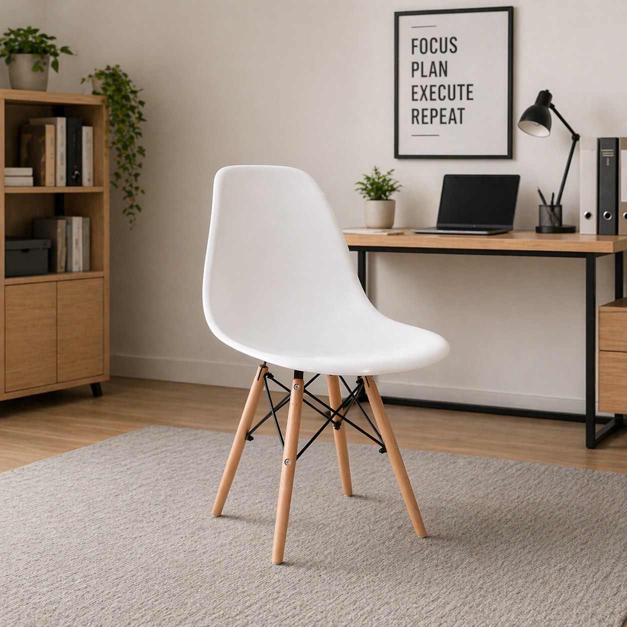 Set de 4 Sillas Eames para Comedor Modernas | KOMFORT