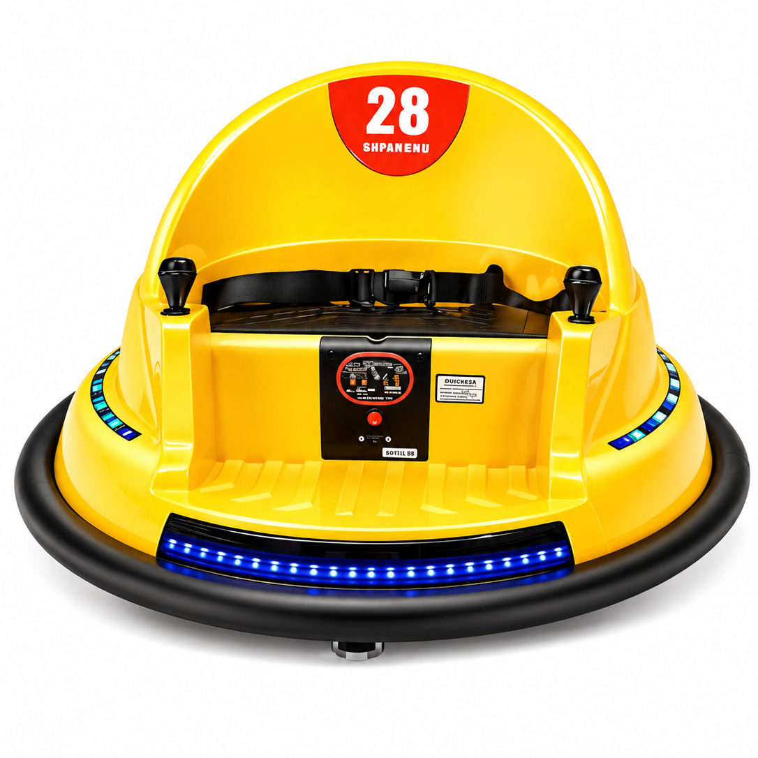 Bumper Car Eléctrico Infantil 360° con Luces LED | KOMFORT