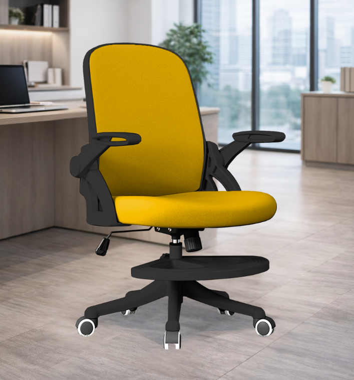 Silla Operativa Ergonómica KOMFORT con Brazos Ajustables