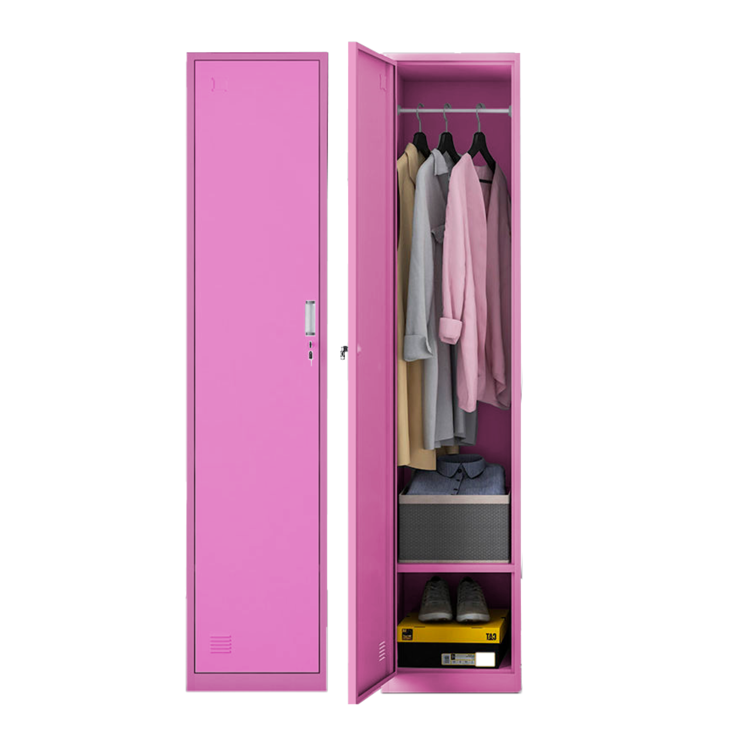 Locker Metálico de 1 Puerta con Llave | KOMFORT