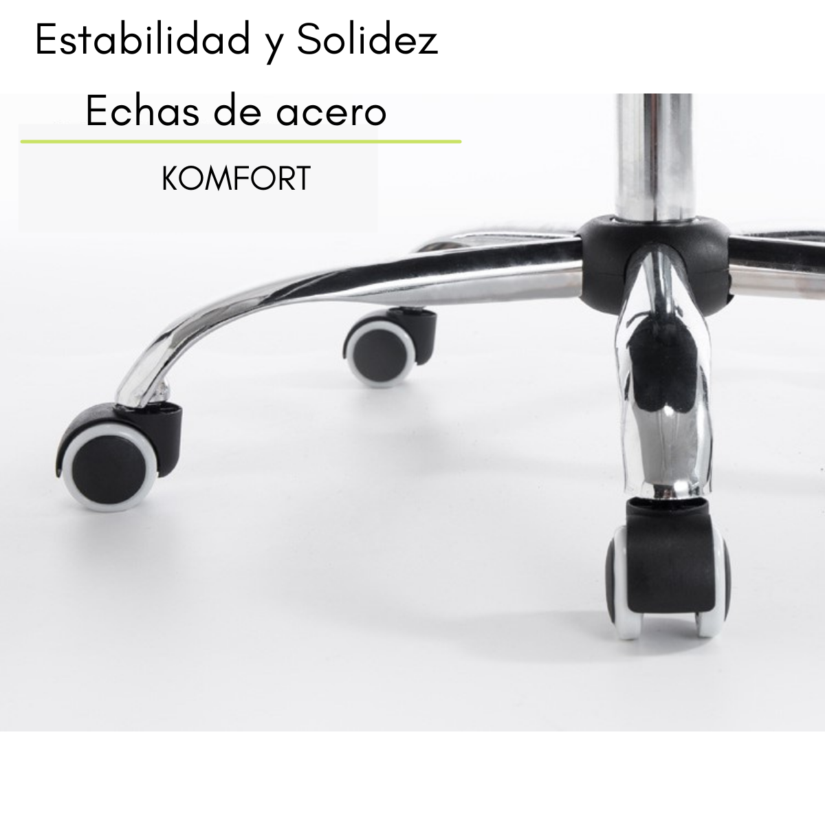 Silla Ergonómica de Malla con Soporte Lumbar y Diseño Fresco | KOMFORT