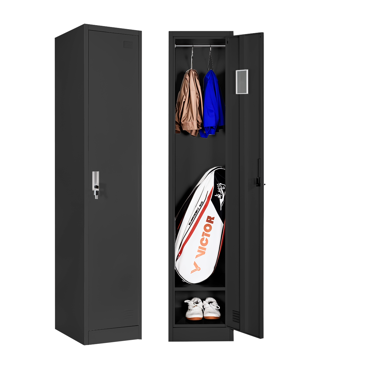 Locker Metálico de 1 Puerta con Llave | KOMFORT