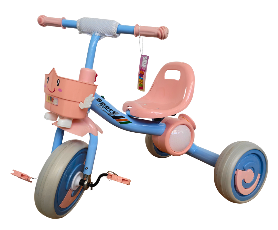 Triciclo Infantil con Música y Canastilla Frontal | KOMFORT