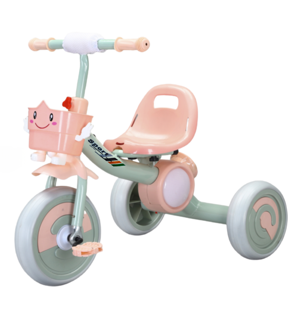 Triciclo Infantil con Música y Canastilla Frontal | KOMFORT