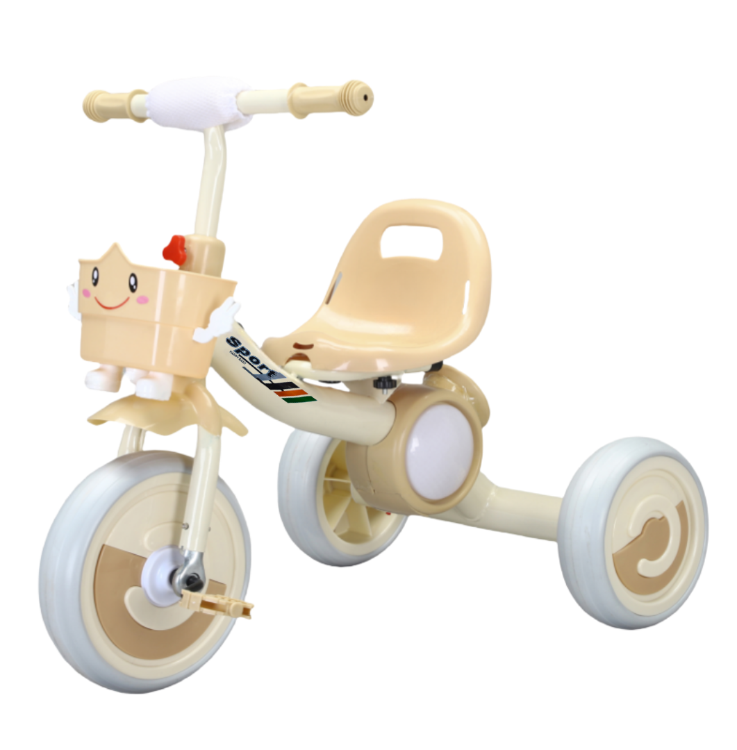 Triciclo Infantil con Música y Canastilla Frontal | KOMFORT