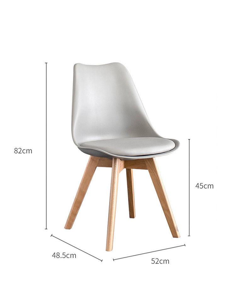 Set de 4 Sillas Comedor Eames Modernas KOMFORT